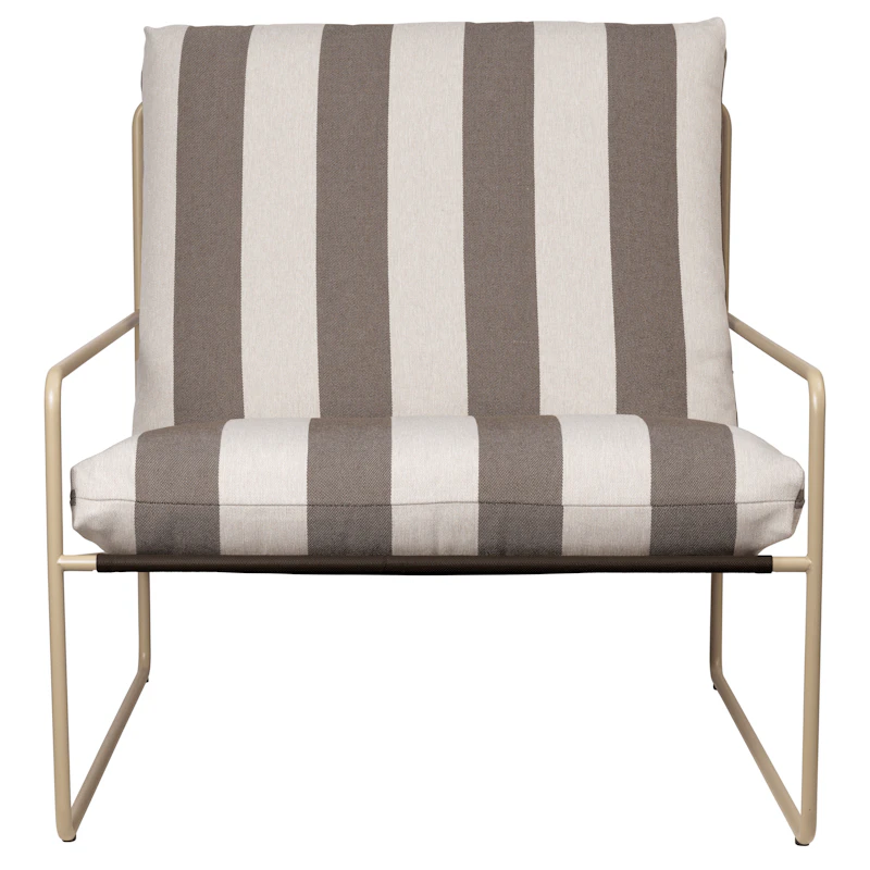 Desert Armchair, Cashmere / Stripe
