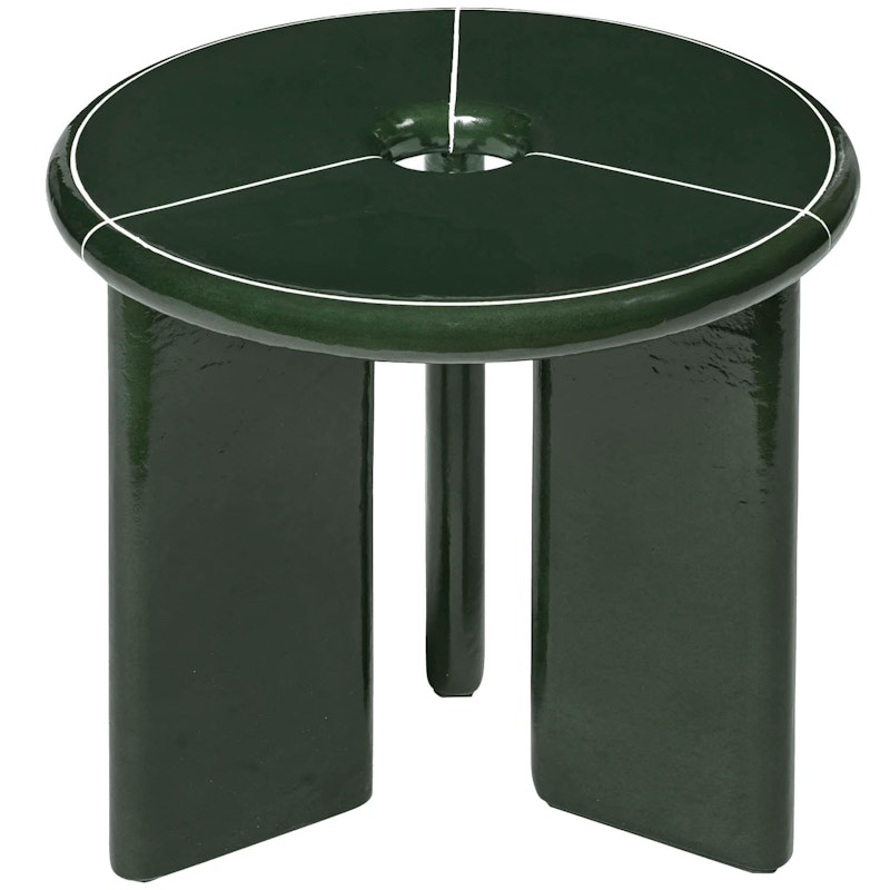 Deya Side Table Ø47, Dark Green