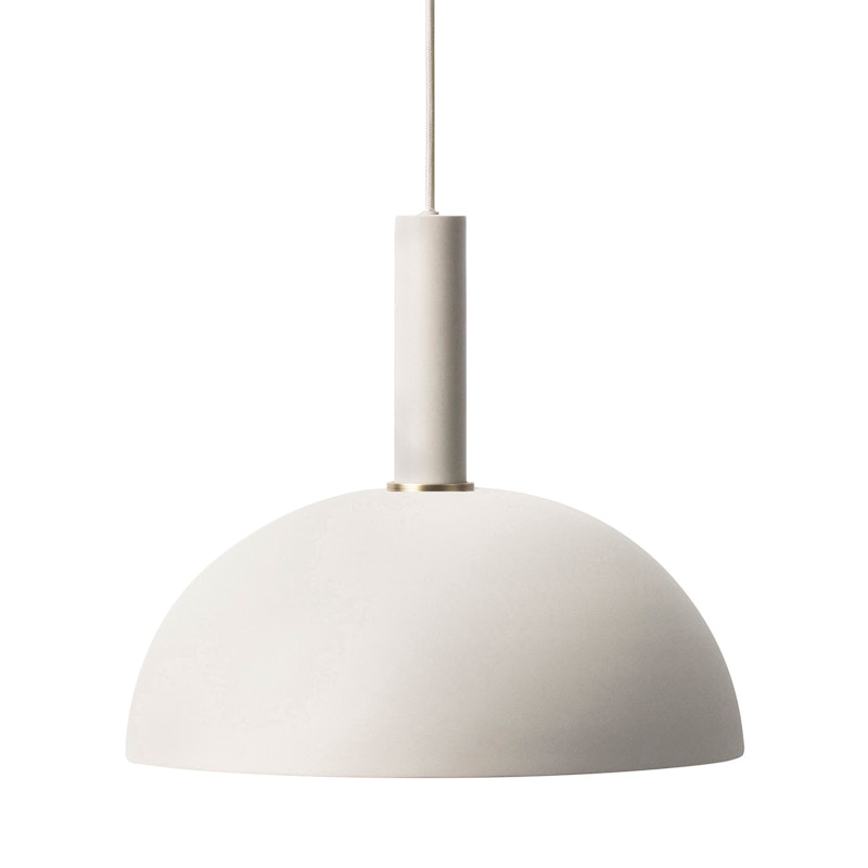 Dome Pendant light High, Light Grey/Light Grey
