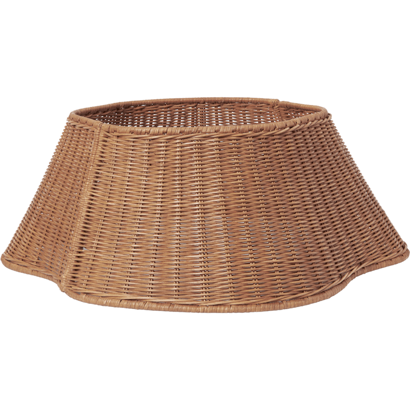 Drape Tree Skirt Braided, Natural