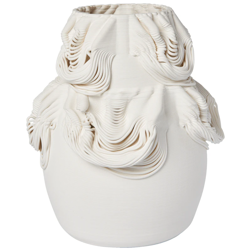 Drisca Vase 23 cm, Off-white