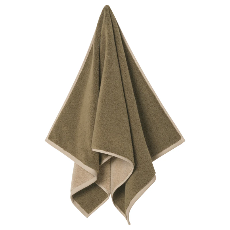 Ekko Bath Towel 70x140 cm, Olive / Cashmere