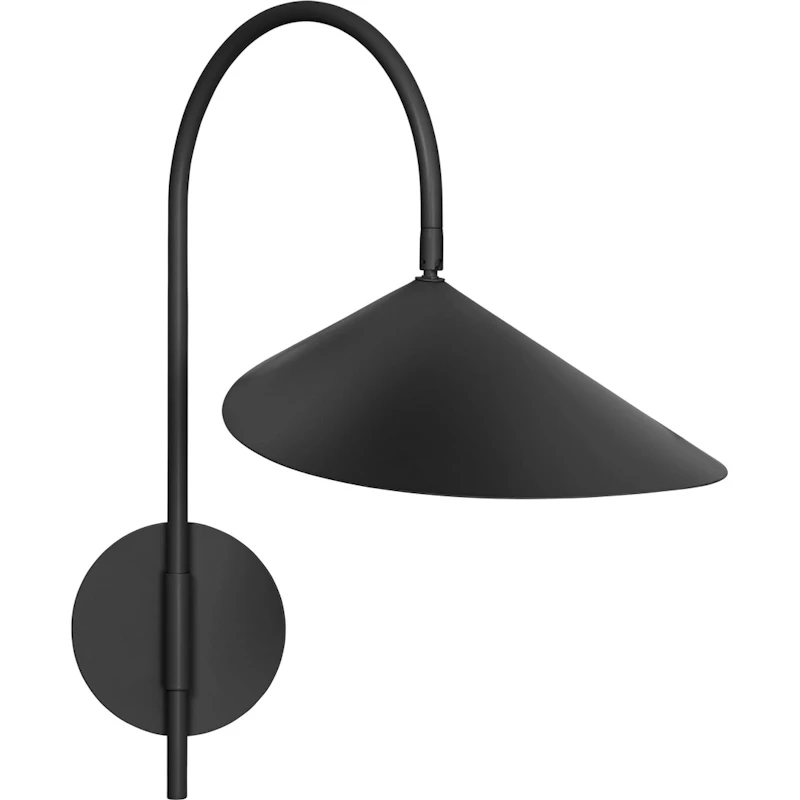 Arum Swivel Wall Lamp, Black