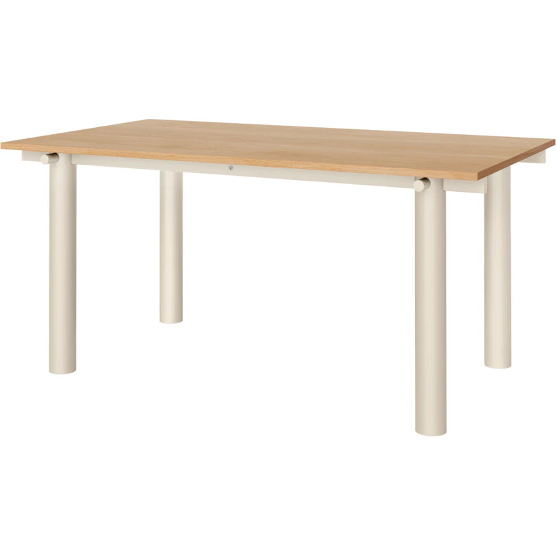 Atura Dining Table 90x160 cm, Light Cashmere / Oak Veneer
