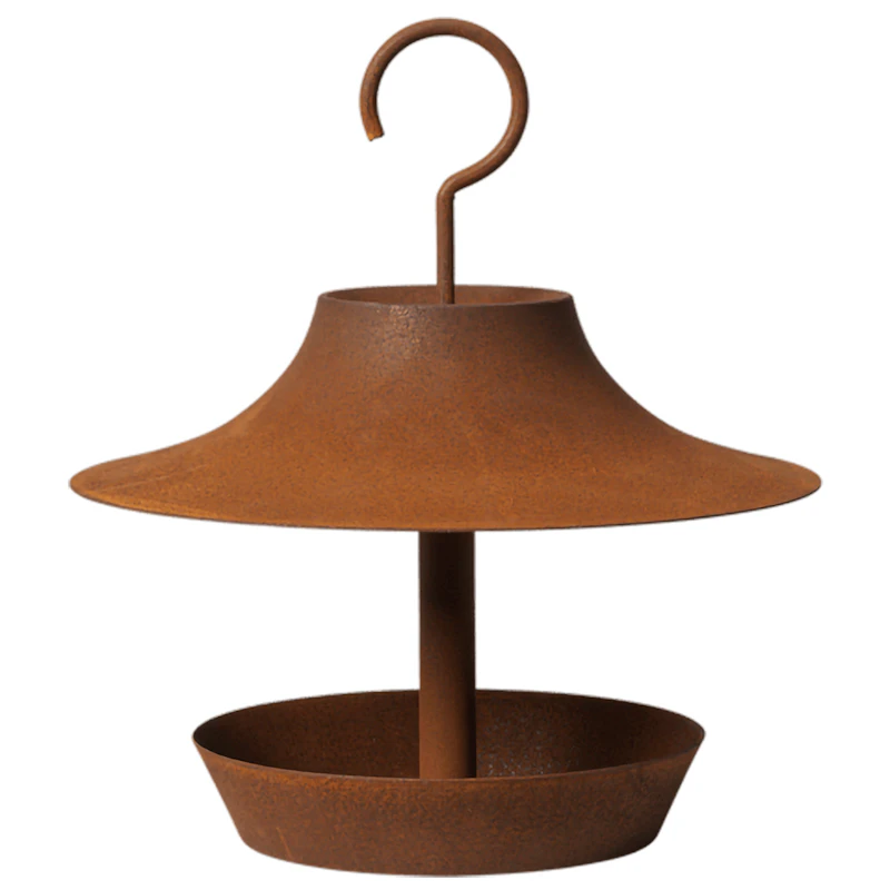 Cortivo Bird Feeder, Rust