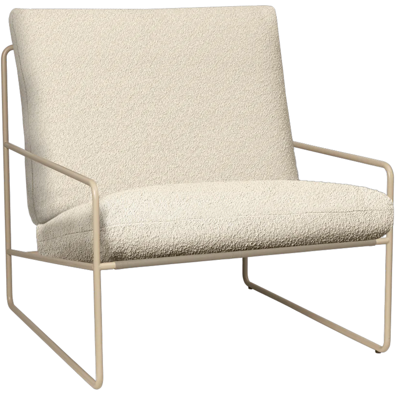 Desert Armchair, Cashmere / Off-white Bouclé