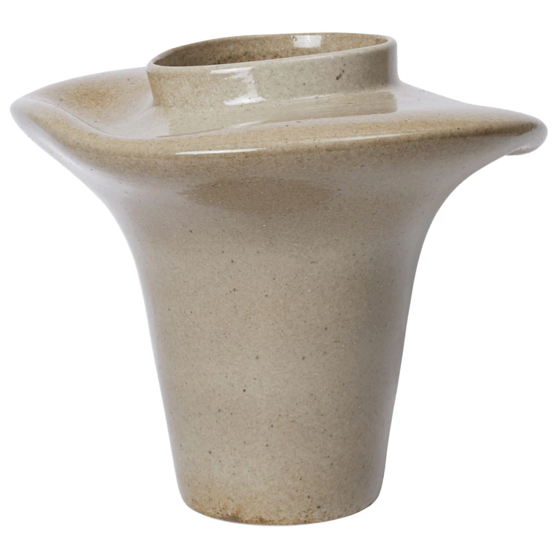 Evio Vase H35 cm, Elm Green