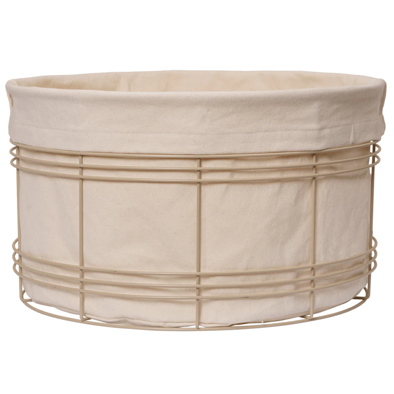Fio Laundry Basket H30 cm, Cashmere/natural