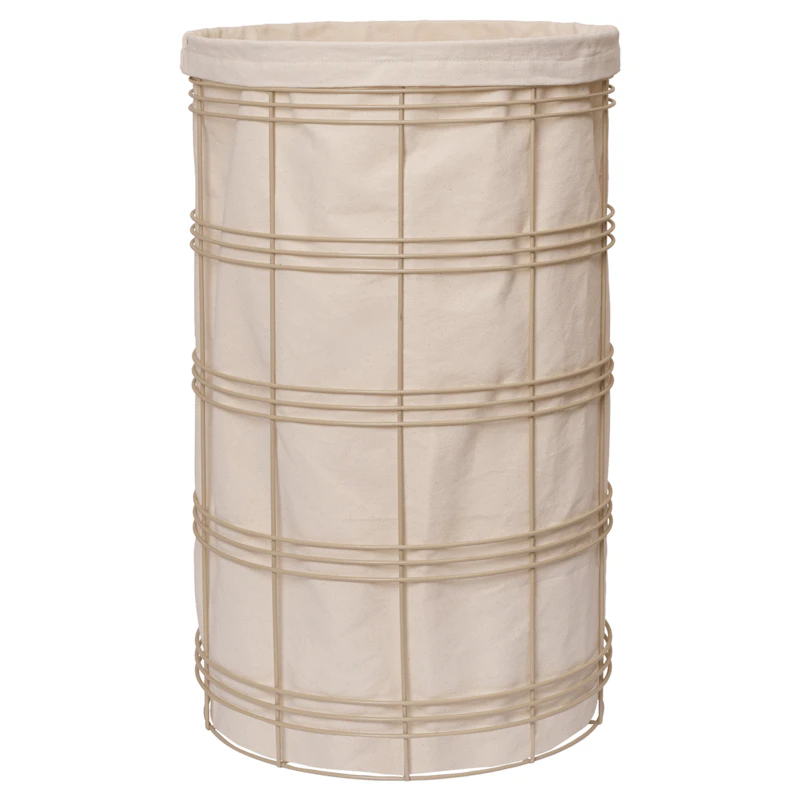 Fio Laundry Basket H70 cm, Cashmere/natural