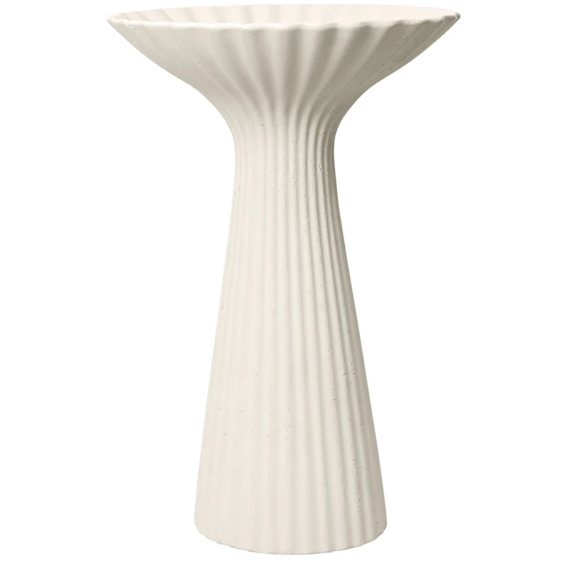 Fountain Pedestal Bowl H75 cm, Ivory