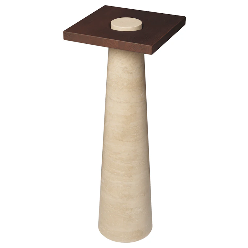 Grova Travertin Pedestal 80 cm