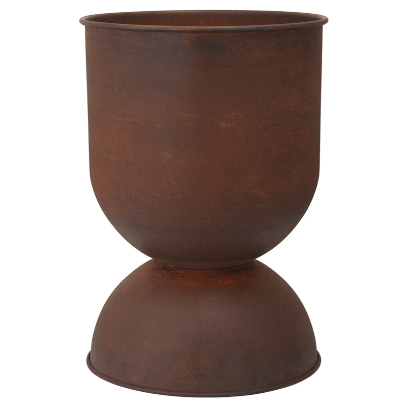 Hourglass Pot H59 cm, Rust