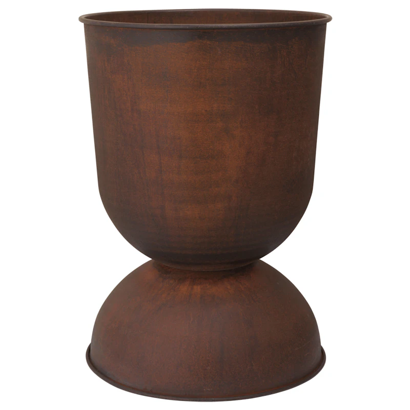 Hourglass Pot H73 cm, Rust
