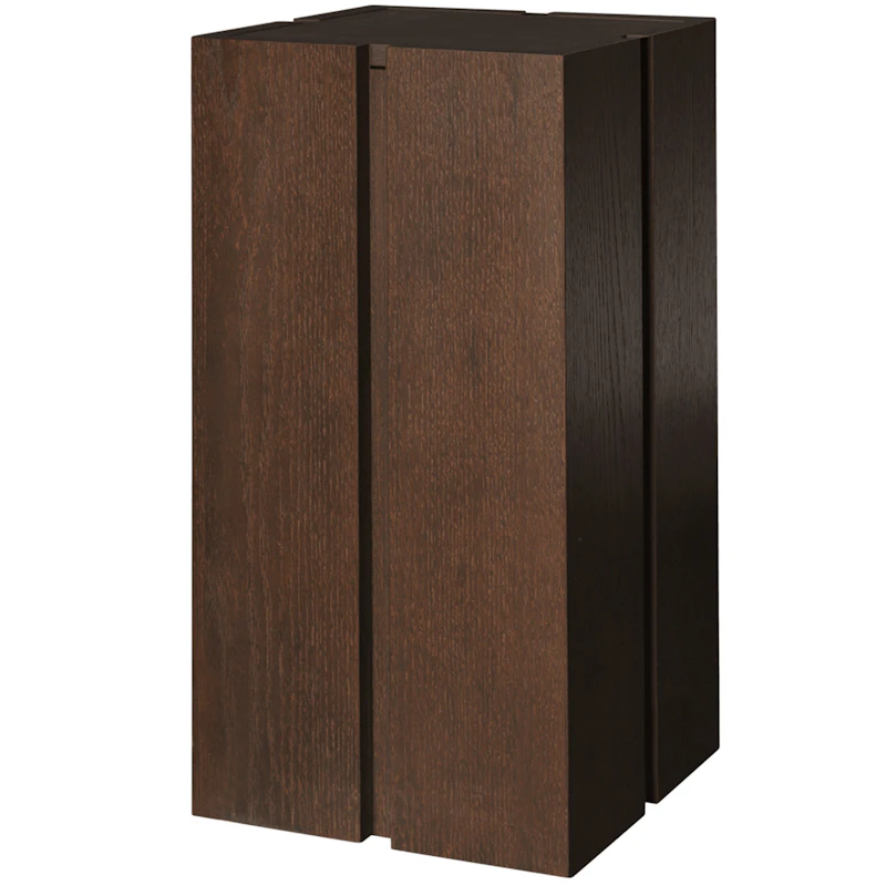 Parcel Pedestal H60 cm, Dark Oak