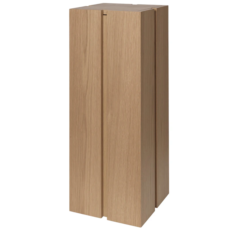 Parcel Pedestal H90 cm, Oak