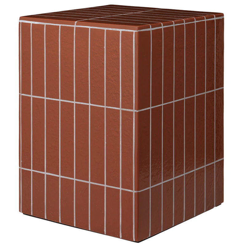 Pillar Side Table 32x42 cm, Brown