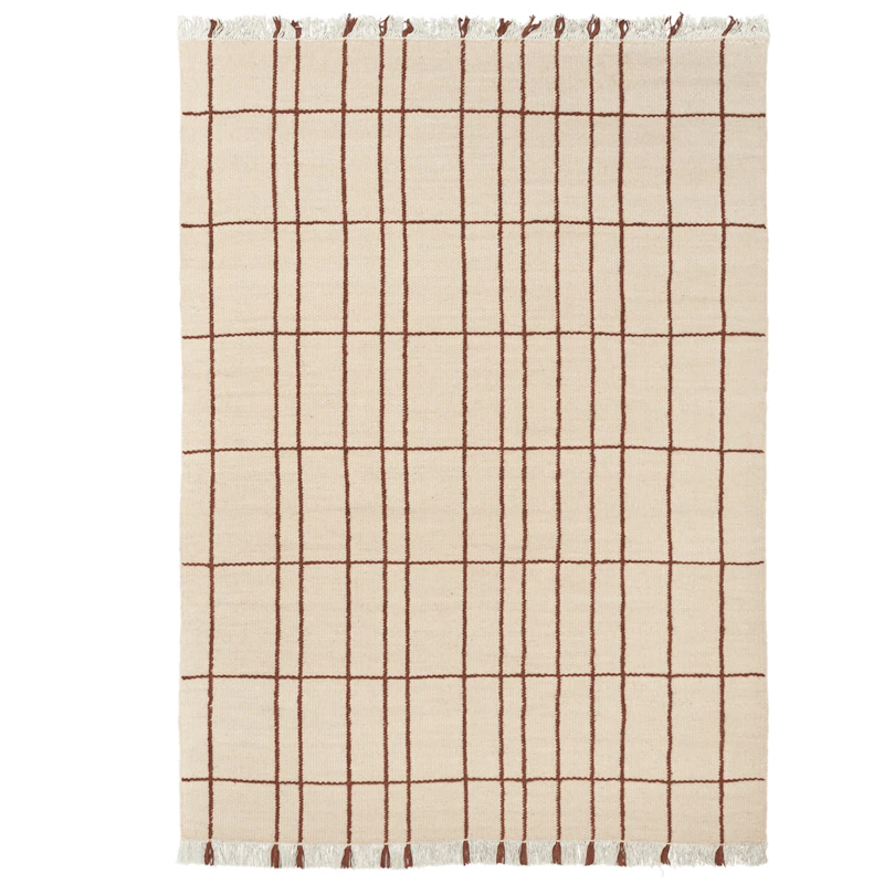 Sen Rug 140x200 cm, Chestnut