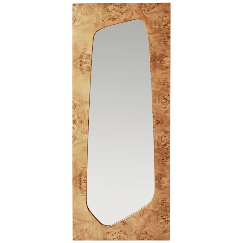 Folia Mirror 55x135 cm, Natural Burlwood