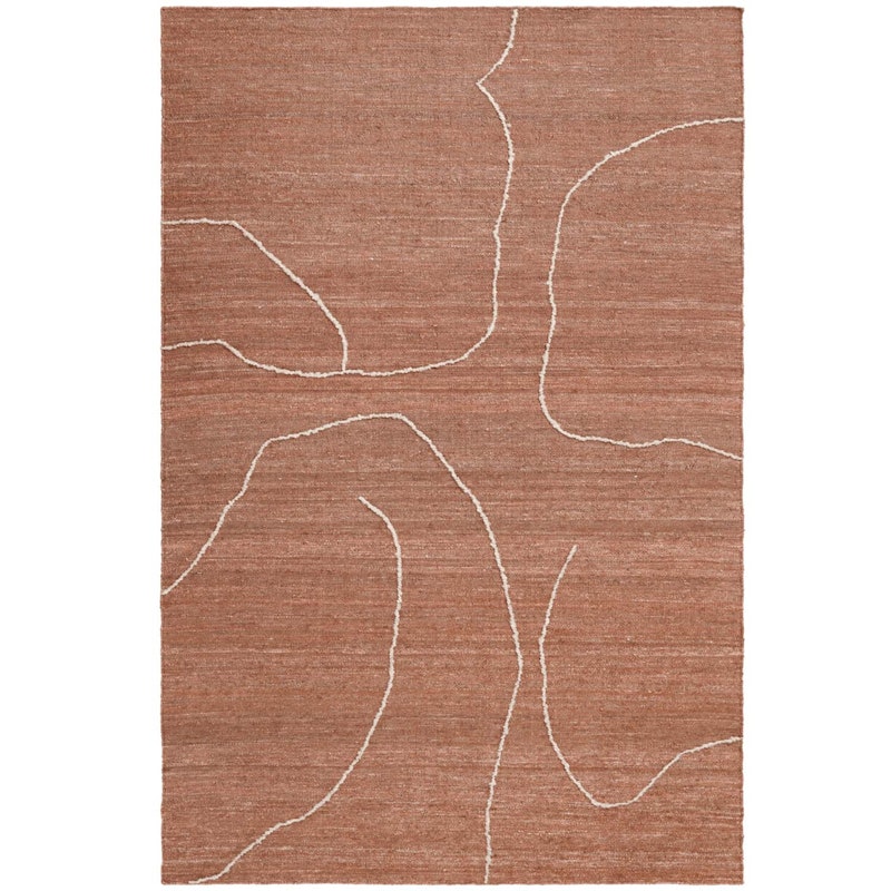 Gesso Rug 170x240 cm, Terracotta