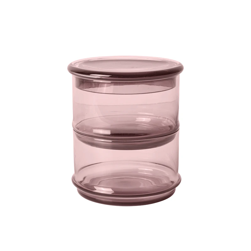 Glass Jar 47 cl, Mauve