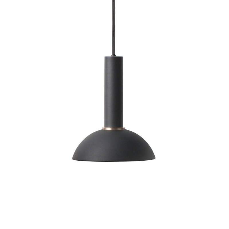 Hoop Pendant light High, Black/Black