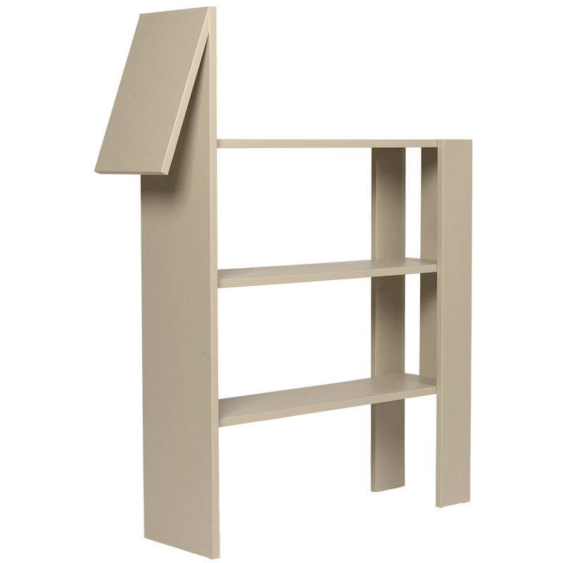 Horse Bookcase 91x111 cm, Cashmere