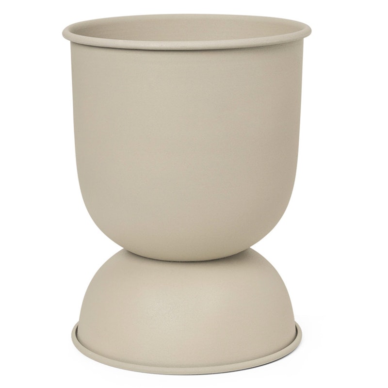 Hourglass Pot Cashmere, 30 cm
