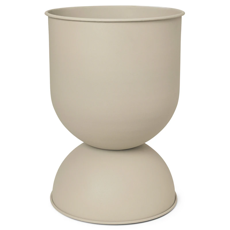 Hourglass Pot Cashmere, 59 cm