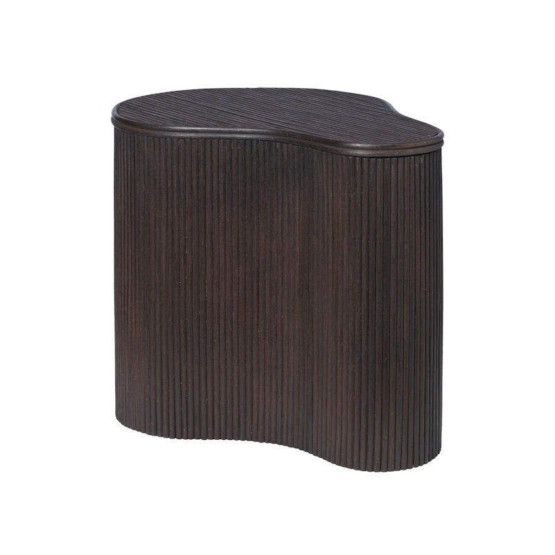 Isola Side Table, Dark Stained