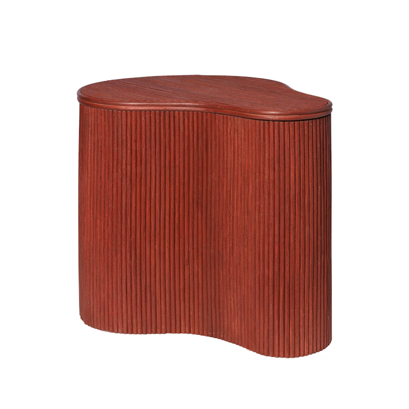 Isola Side Table, Oxide Red