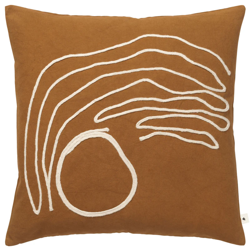 Jot Cushion 50x50 cm, Aged Gold