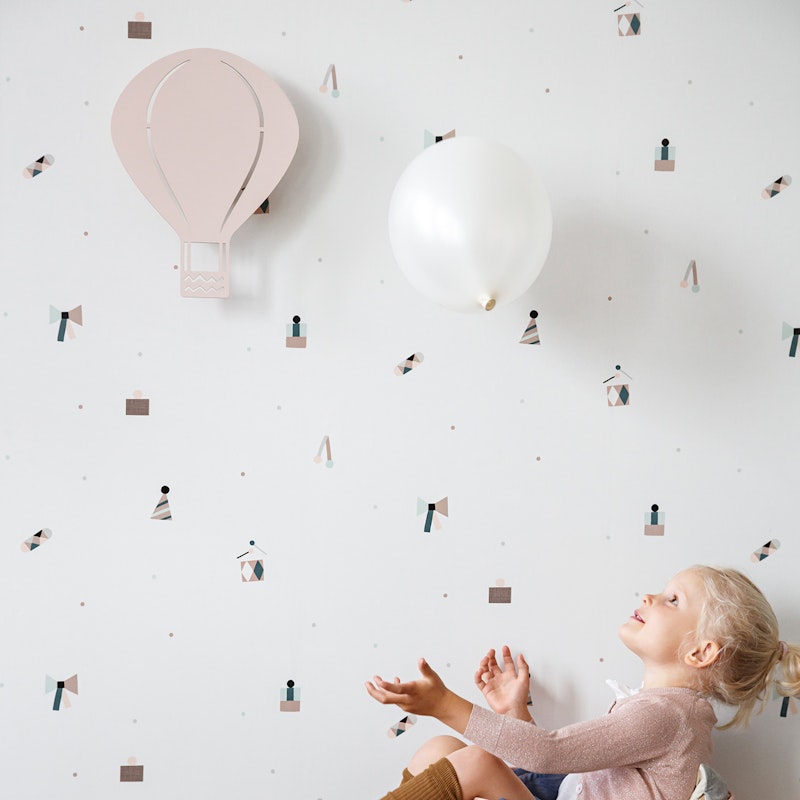 Air Balloon Wall Lamp, Oiled Oak
