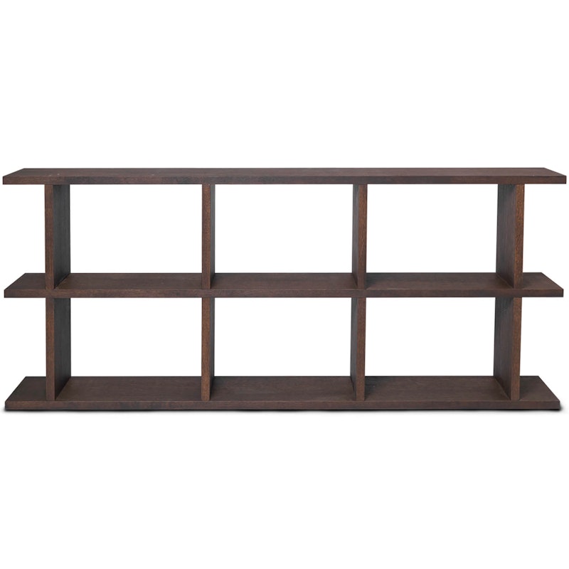 Kona Bookcase 3x2, Dark Stained