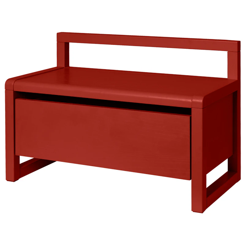 Little Architect Storage Bench, Red