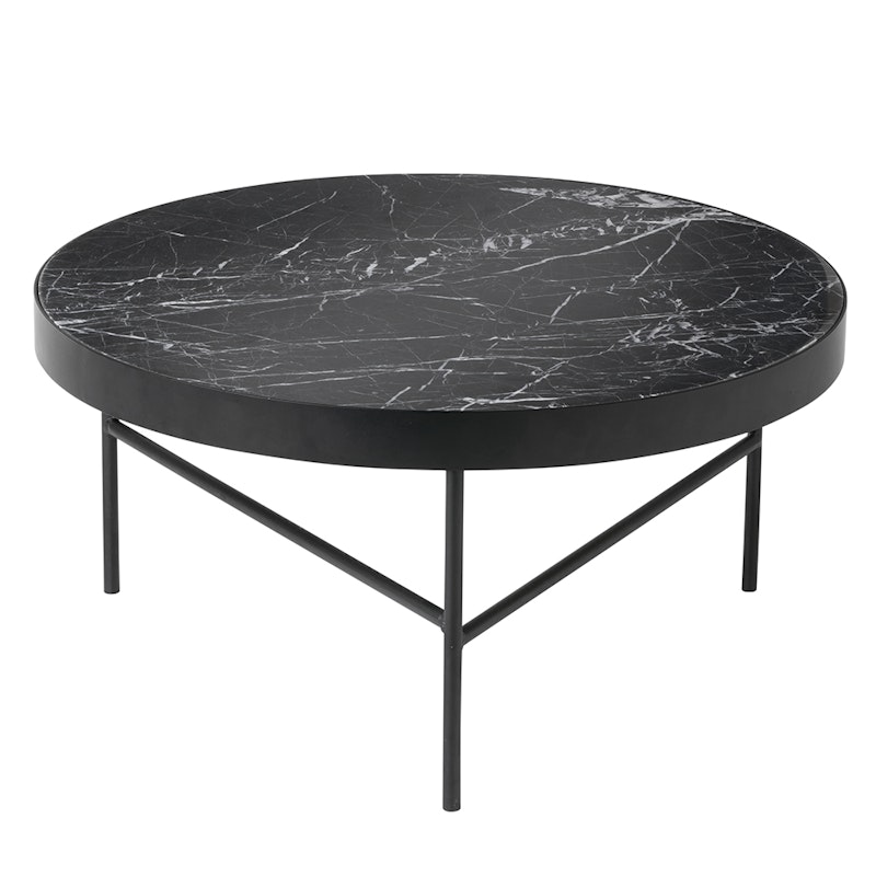 Marble Coffee Table Large, Black