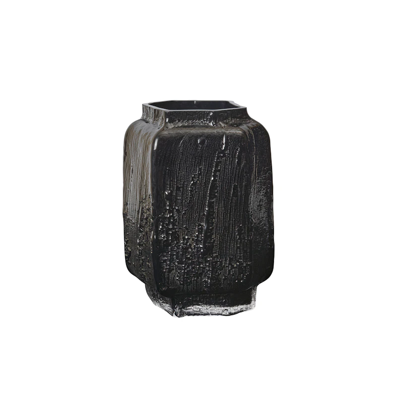 Mokuri Vase 25 cm, Black