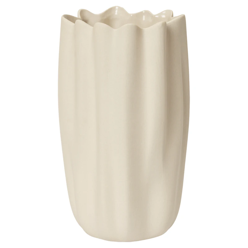 Nium Vase 23 cm, Off-white