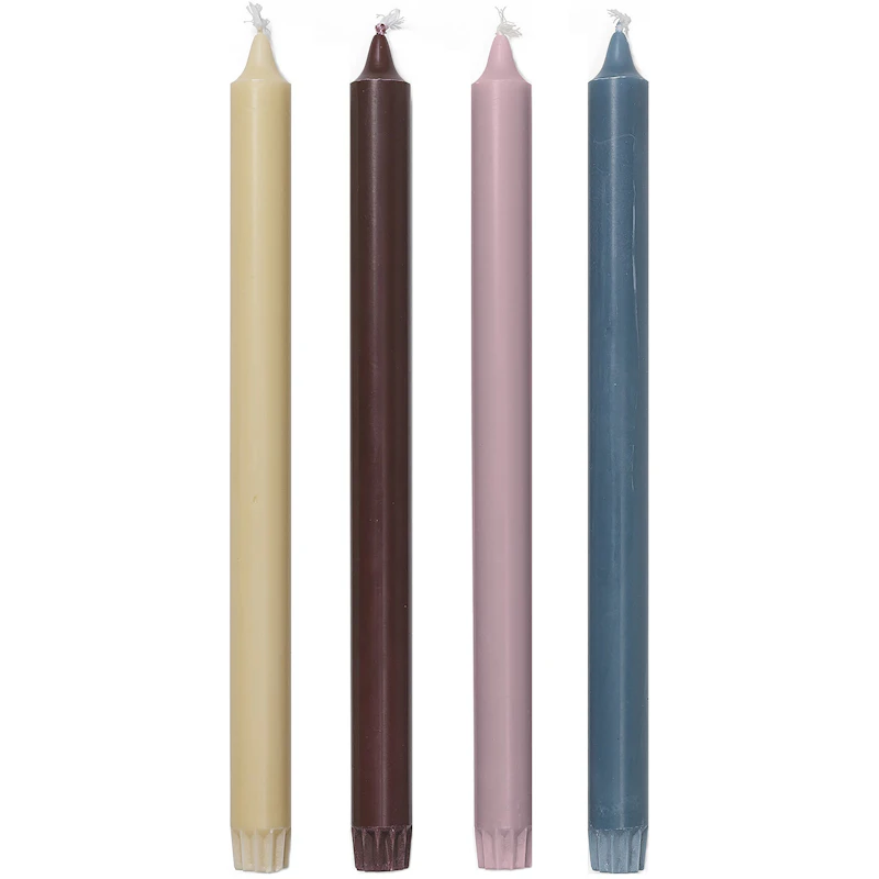 Pure Candles 30 cm 4-pack, Whimsical Blend