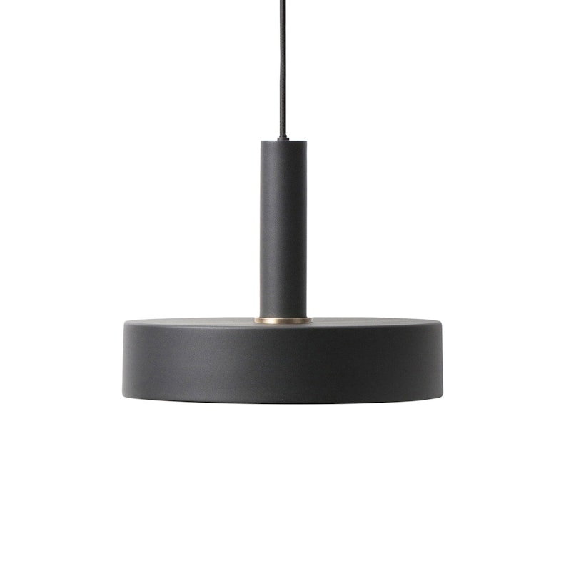 Record Pendant light High, Black/Black