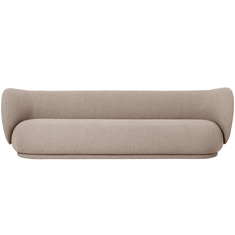 Rico Boucle 4 Seater Sofa, Sand