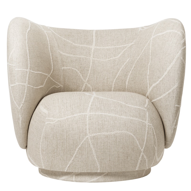 Rico Lounge Chair Utzon-Can Lis, Off-white / Sand
