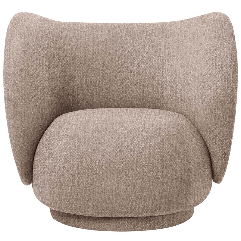 Rico Boucle Lounge Chair, Sand