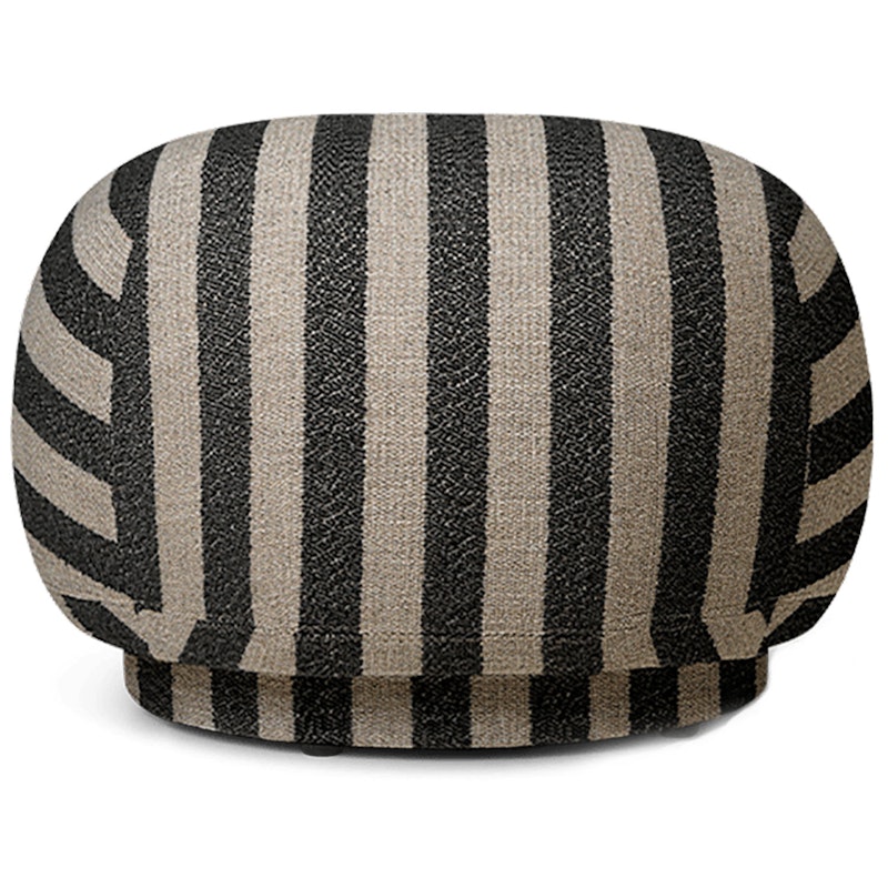 Rico Louisiana Pouf, Sand/Black