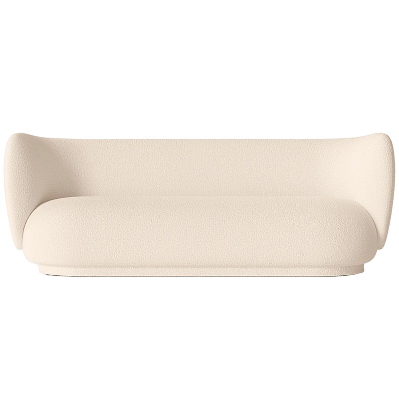 Rico Wool Boucle 3-Seater Sofa