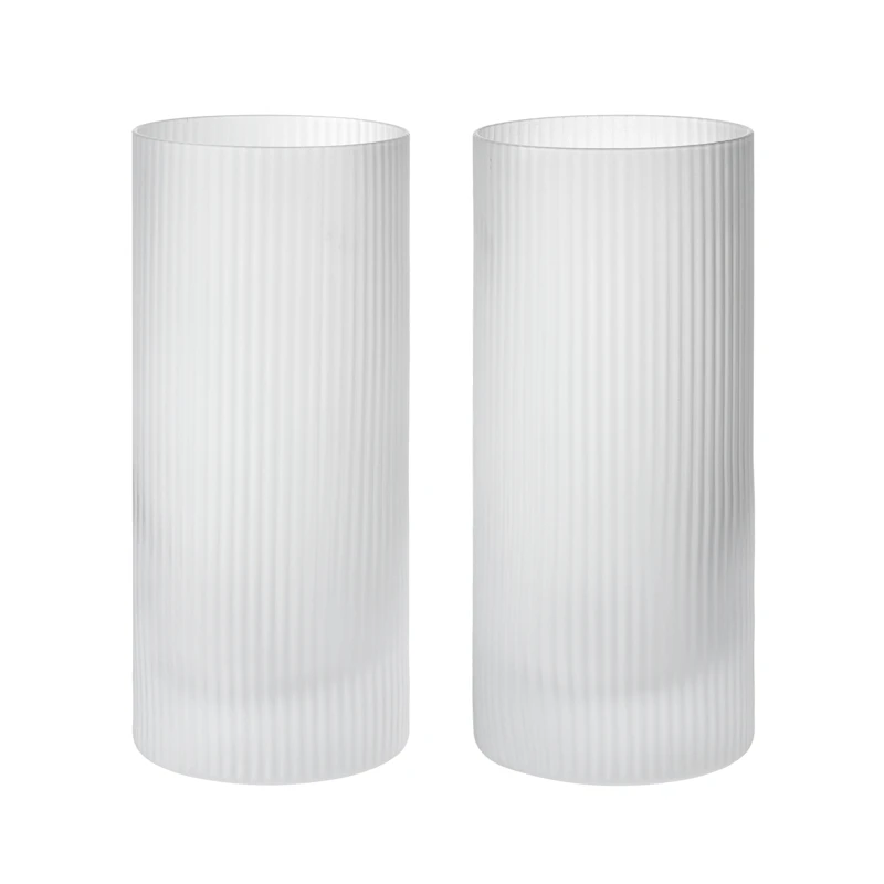 Ripple Highball Glass 2-pack, Frosted