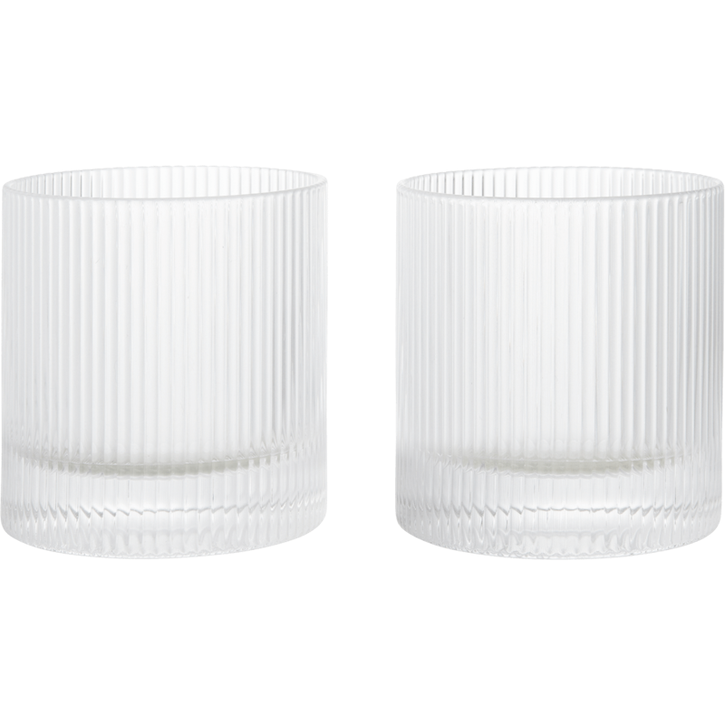 Ripple Tumbler 2-pack, Clear
