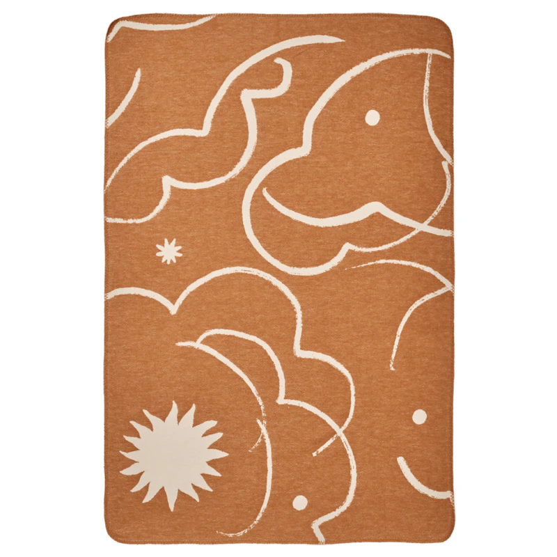 Skye Blanket 80x120 cm, Sienna