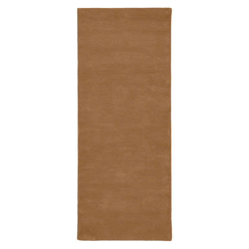 Stille Wool Rug 80x200 cm, Toffee