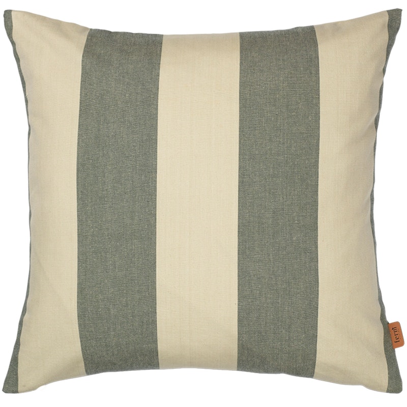 Strand Outdoor Cushion 50x50 cm, Dark Lichen / Parchment