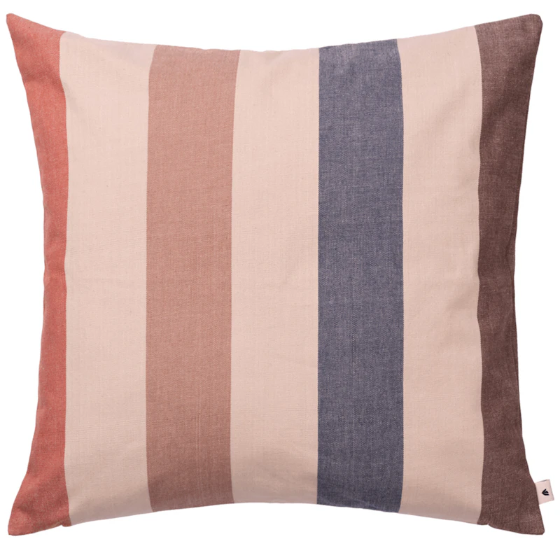Strand Outdoor Cushion 50x50 cm, Mocha / Indigo Blue